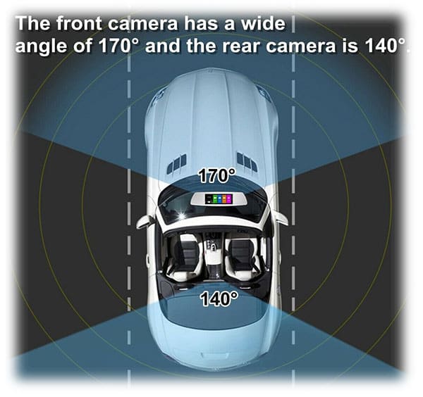 قابلیت دوربین فیلمبرداری خودرو  10 اینچی 