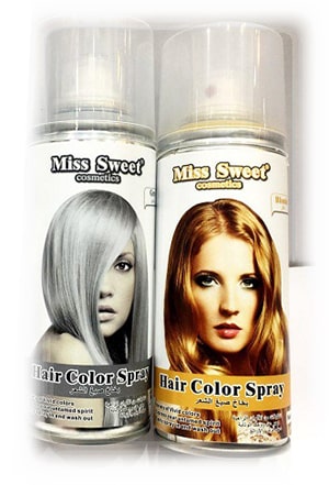 اسپری رنگ مو موقت میس سوئیت Temporary hair color spray Miss Sweet