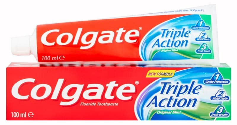 قیمت خمیر دندان کولگیت 100 میل مدل COLGATE TRIPLE ACTION