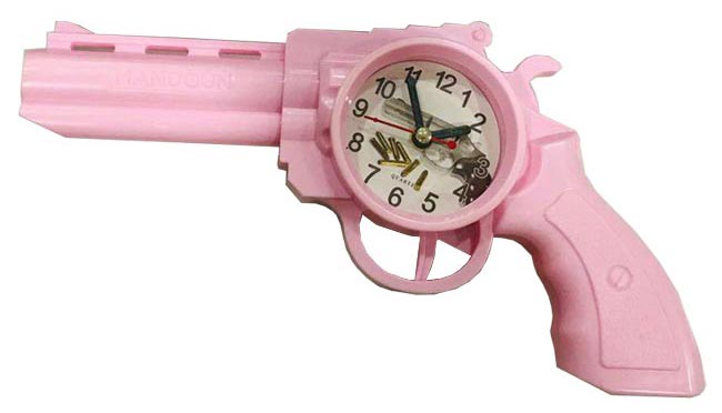 خرید ساعت زنگ دار طرح اسلحه CLOCK MISSILE HAND GUN 