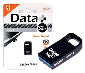 فلش مموری دیتا پلاس ظرفیت 128 گیگابایت Data Plus CARBON BLACK